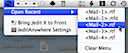 Menu bar
