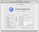 License Pane